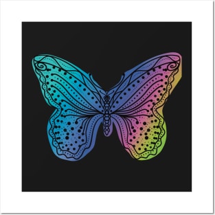 Butterfly pattern Posters and Art